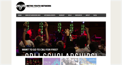 Desktop Screenshot of metroyouthnetwork.com